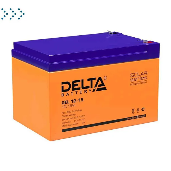 Аккумуляторная батарея GEL 12-15 Delta - купить в Москве - ООО Гамма-компоненты