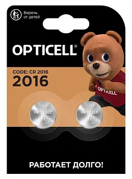 Элемент питания литиевый CR2016 (блист. 2шт) Specialty Opticell 5060003