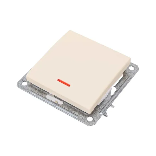 ШЭ 59 Выкл. 1кл. с/у с инд. 16А (сл.кость, б/рамки)(20шт) VS116-153-2-86