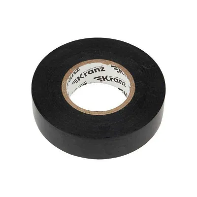 Изолента ПВХ профессиональная 0.18х19мм 20м черн. Kranz KR-09-2806 
