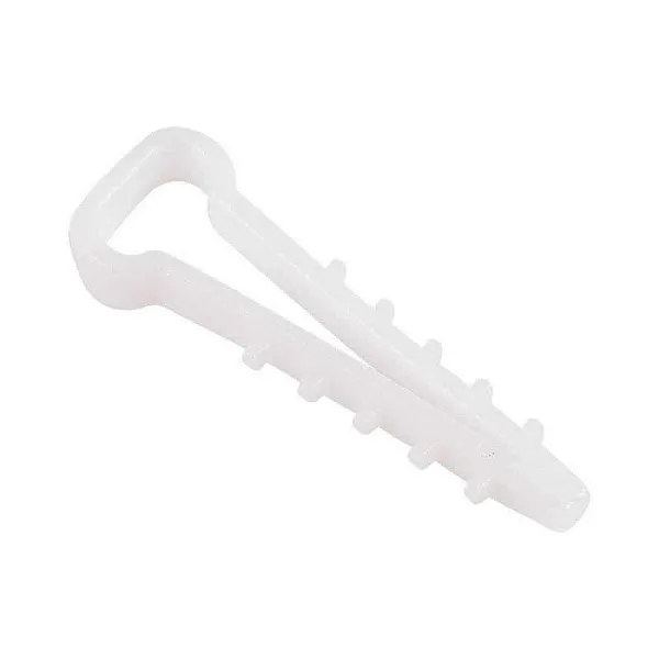 Дюбель-хомут 6-12 для плоского кабеля бел. (уп.100шт) Rexant 07-4612 
