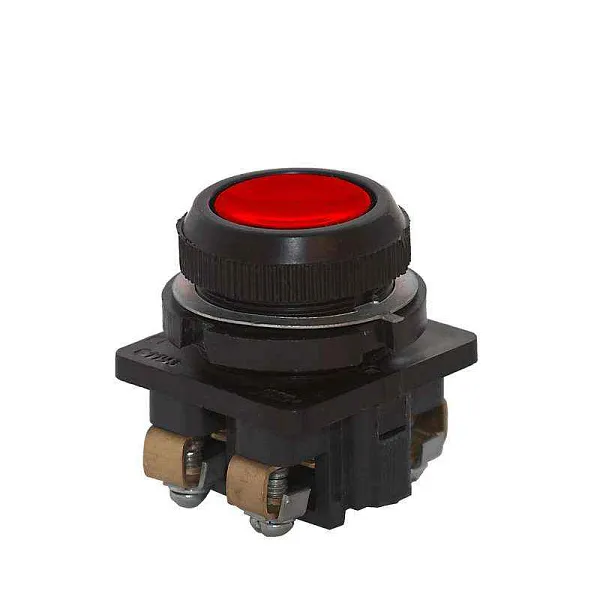 Кнопка КЕ-011 исп. 2 "Стоп" красн. Электродеталь КЕ-011.2.К 