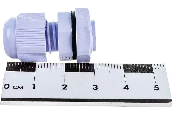 Сальник PG  7 пластик (3-6,5мм) IP68 ФИОЛЕТ ГОФРОМАТИК 