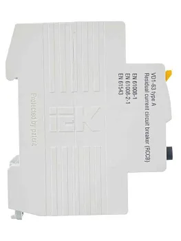 Выключатель дифференциального тока (УЗО) 2п 25А 30мА тип A ВД1-63 KARAT IEK MDV11-2-025-030