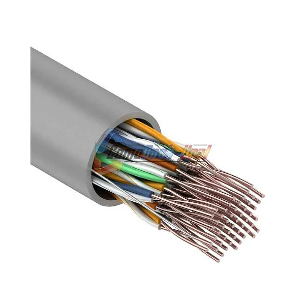 Кабель витая пара U/UTP, CAT 5, PVC, 25PR, 24AWG, INDOOR, SOLID, серый, 305м, REXANT