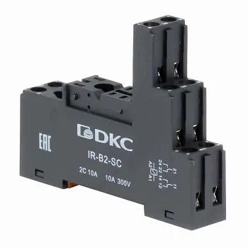Элемент базовый пассивный для установки одиночных реле до 230В АС/DC DKC IR-B2-SC