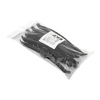 Держатель кабеля двусторонний для прямого монтажа (240мм) черн. (уп.10шт) EKF ch-2-b-240