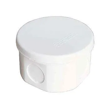 Коробка распределительная ОП 75х45мм IP54 4 выхода без гермовводов крышка защелкивающаяся бел. Epplast 245351