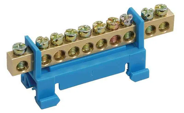 Шина нулевая на DIN-изол. "Стойка" ШНИ 6х9-10-С-С IEK YNN10-69-10P-K07 