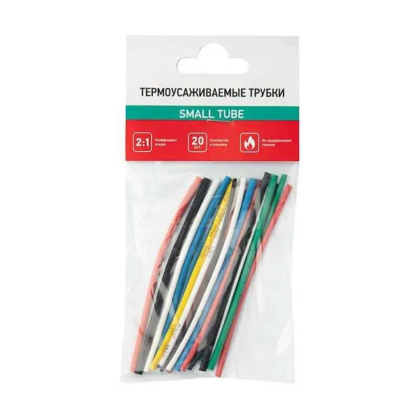 Набор трубок термоусадочных тонкостен. №4 (РЫБОЛОВ) разноцвет. Rexant 29-0104 