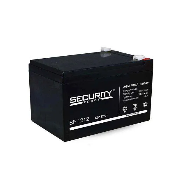 Аккумулятор ОПС 12В 12А.ч SF 1212 Security Force 4614030010001 - купить в Москве - ООО Гамма-компоненты