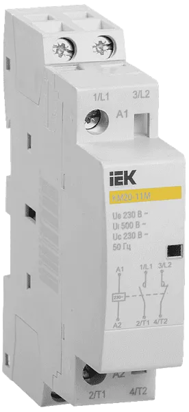 Контактор модульный КМ20-11М AC IEK