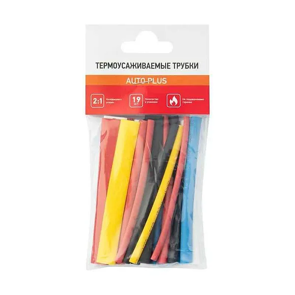 Набор трубок термоусадочных тонкостен. №2 (АВТО импорт) разноцвет. Rexant 29-0102 