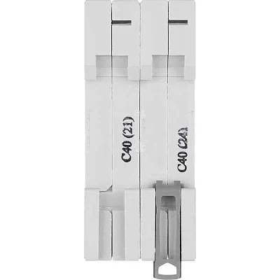 Выключатель автоматический модульный 2п C 40А 4.5кА RX3 ИЭК Leg 419701 