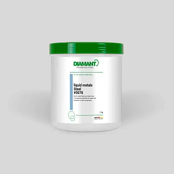 Шпатлевка со сталью Diamant 0078 Liquid Steel , 1кг