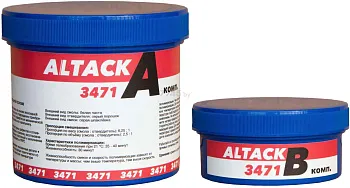 Состав ремонтный металлополимер Altack 3471 2К, 500г