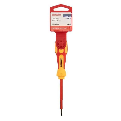 Отвертка "Электрика" PH0 75мм REXANT 12-4715 
