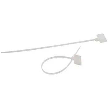 Хомут кабельный 2.5х200 с площадкой для маркировки 25х15 бел. NO-225-320 (уп.50шт) Эра Б0066063