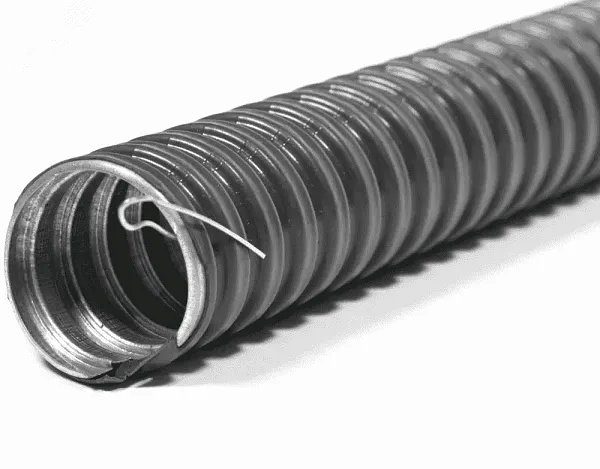 Металлорукав в ПВХ изоляции РЗ-ЦП нг LS 25 (50 м/уп.) с протяжкой ГОФРОМАТИК 