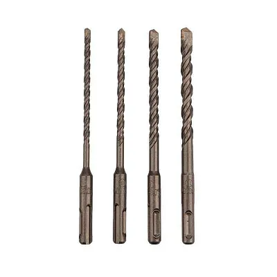 Набор буров по бетону 5-6-8-10х160мм 4шт пластик. коробка SDS PLUS Kranz KR-91-0405 