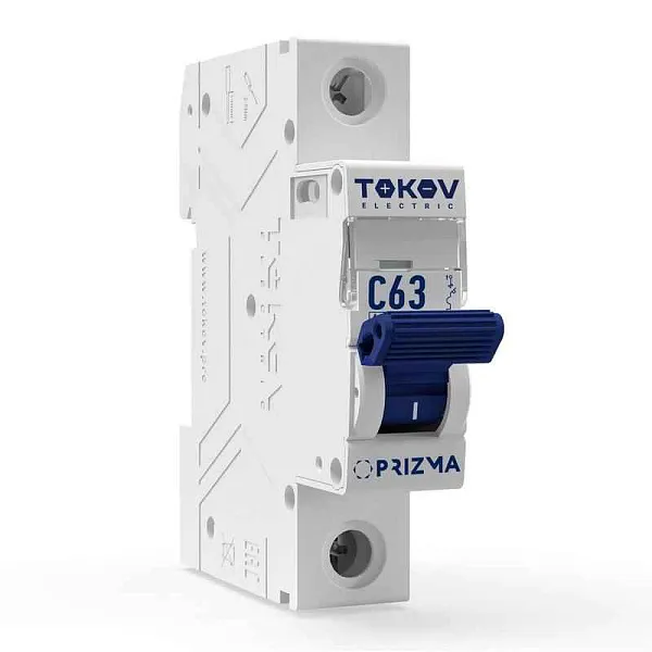 Выключатель автоматический модульный 1п C 63А 6кА PRIZMA TOKOV ELECTRIC TKE-PZ60-MCBI-1-63-C 