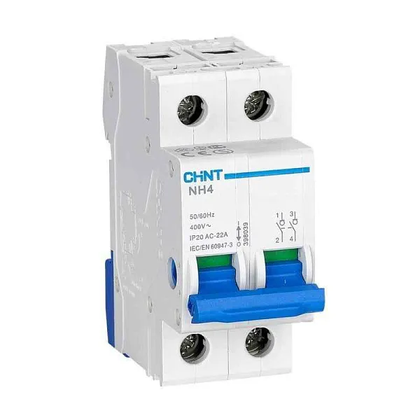 Выключатель нагрузки 2п 63А NH4 (R) CHINT 398041 