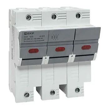 Предохранитель-разъединитель DF 22х58 3п (тип ПВЦ) EKF df223-e
