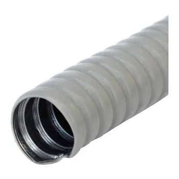 Металлорукав в ПВХ изоляции Р3-ЦП нг 15 (50 м/уп.) серый ГОФРОМАТИК