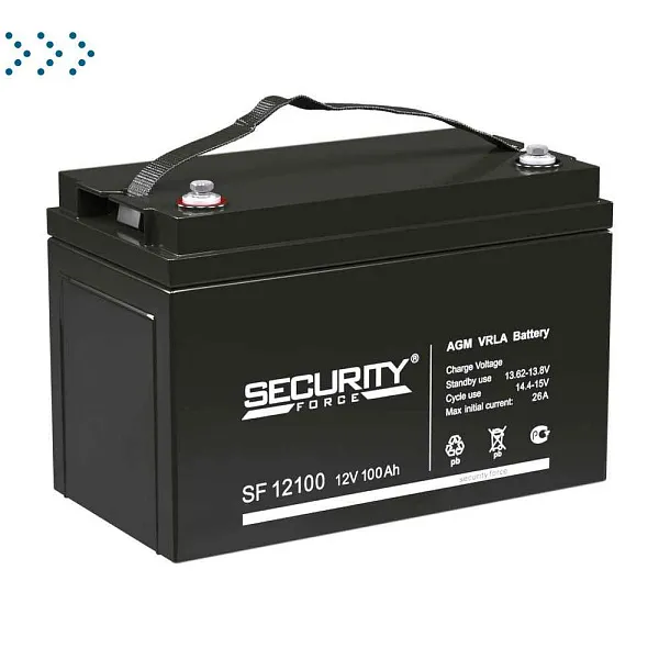 Аккумуляторная батарея SF 12100 Security Force - купить в Москве - ООО Гамма-компоненты