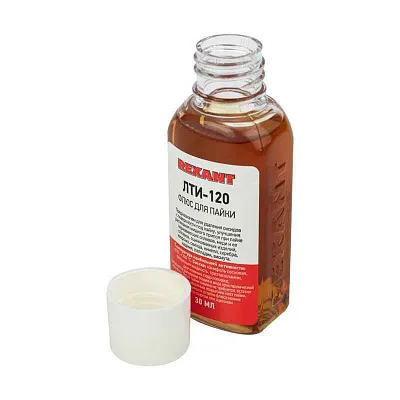 Флюс для пайки ЛТИ-120 30мл Rexant 09-3625 