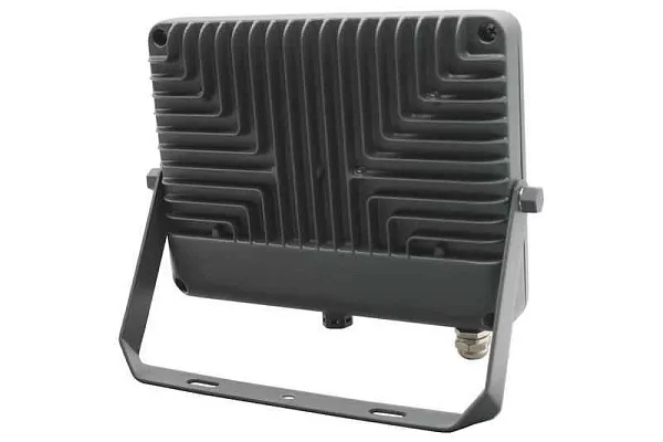 Прожектор светодиодный PFL-S2 50Вт 6500К IP65 220–240В ДО с клапаном закален. матов. стекло сер. Pro JazzWay 2853301D