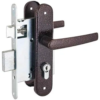 Стальной оселок 8" c дер. руч.