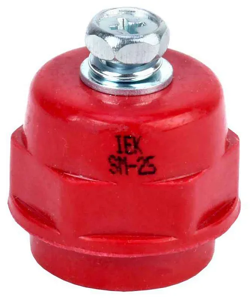 Изолятор SM25 (М6) силовой с болтом IEK YIS11-25-06-B 