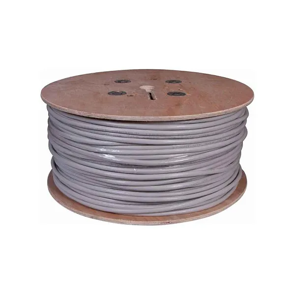 Кабель витая пара U/UTP, CAT 5е, ZH нг(A)-HF (LSZH), 25PR, 24AWG, INDOOR, SOLID, серый, 305м, РФ REXANT | 01-1016-R | REXANT