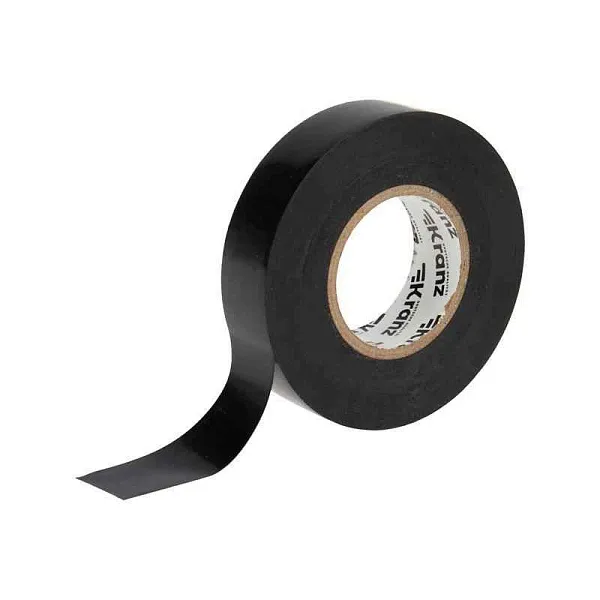 Изолента ПВХ профессиональная 0.18х19мм 20м черн. Kranz KR-09-2806 