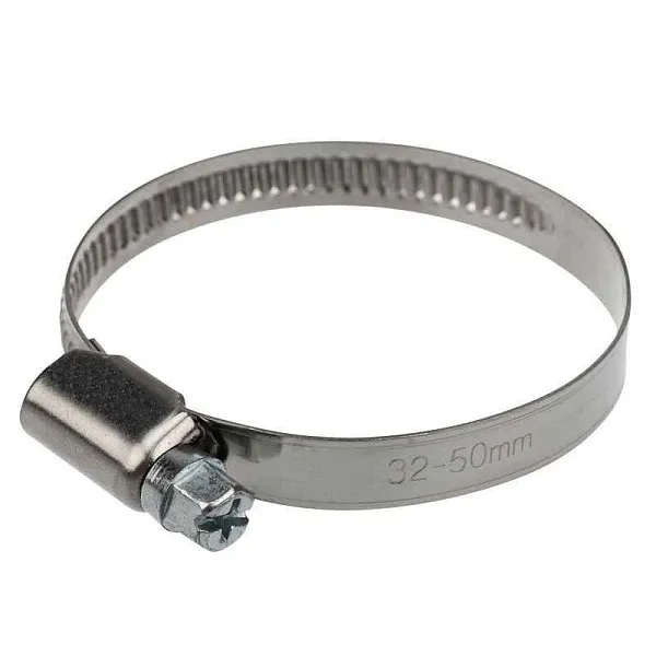 Хомут стальной червячный 32-50 (Россия) Rexant 07-0632 