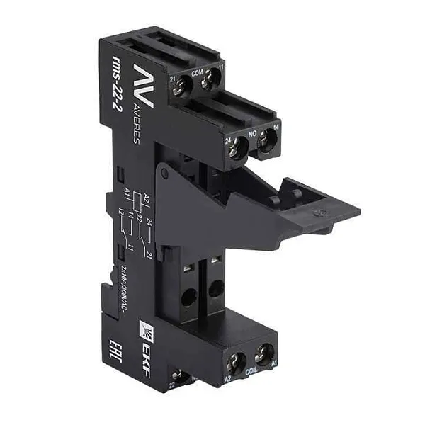 Разъем для реле РM slim 22/2 AVERES EKF rms-22-2 