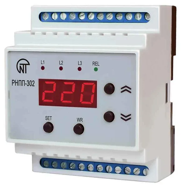 Реле напряжения РНПП-302 3ф НовАтек-Электро 3425600302 