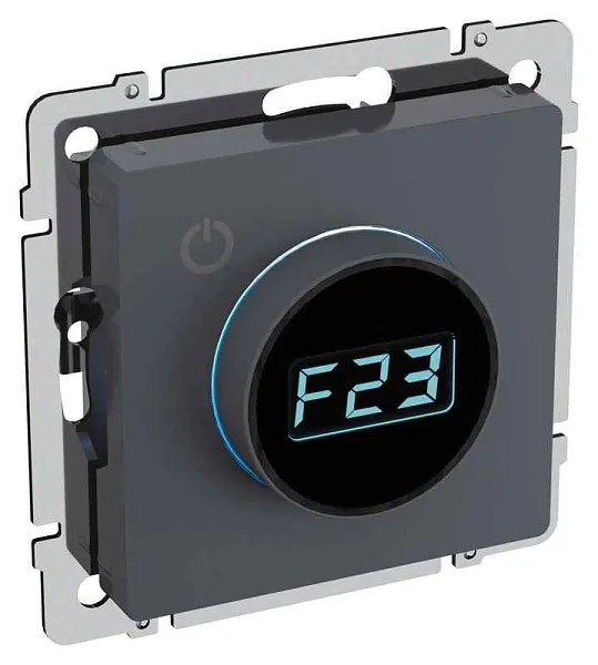 Термостат электронный с индик. BRITE СП IP20 ТС10-1-БрМ механизм маренго IEK BR-RT11-K35 