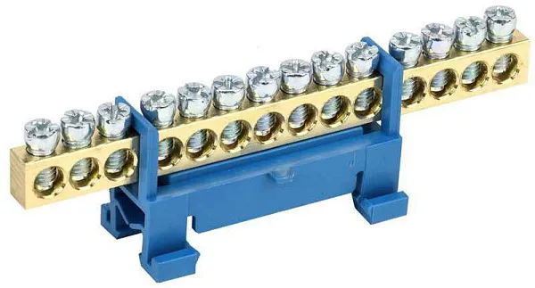 Шина нулевая на DIN-изол. "Стойка" ШНИ 6х9-14-С-С IEK YNN10-69-14P-K07 