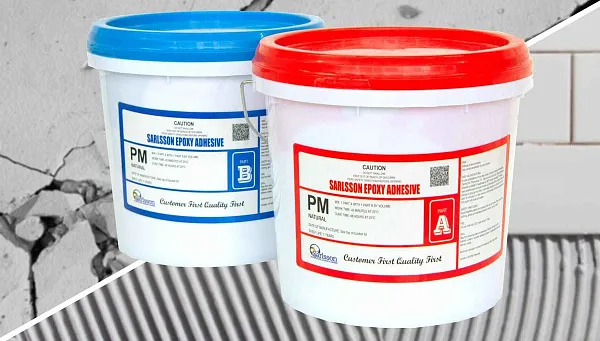 Клей эпоксидный SARLSSON SSEPSA Epoxy AB adhesive, 2К, 1,5кг