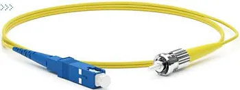 Патч-корд оптический TWT, PVC, симплексный, ST/UPC-SC/UPC, SM OS2, 10 м