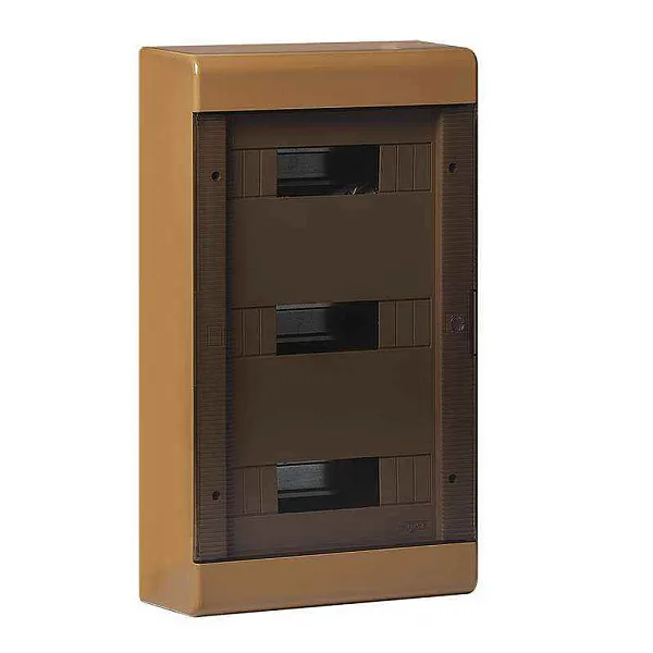 Щиток ОП Тусо 36мод. с двер. 520х303х117.5мм корич. Рувинил 68036К 