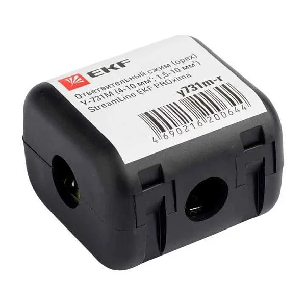 Сжим ответвительный У-731М (4-10/1.5-10кв.мм) (орех) StreamLine розн. стикер EKF y731m-r 