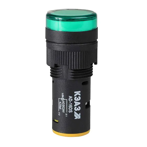 Сигнальн.арматура АD-16DS(LED) зеленая (матрица)  24В AC/DC ИЭК