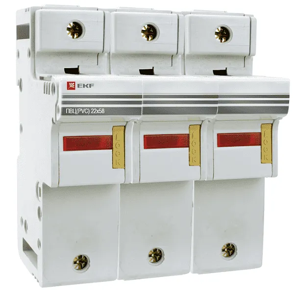 Предохранитель-разъединитель для ПВЦ 22х58 3п EKF pr-22-58-3 