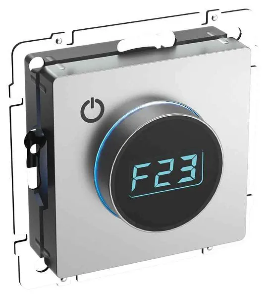 Термостат электронный с индик. BRITE СП IP20 ТС10-1-БрА механизм алюм. IEK BR-RT11-K47 