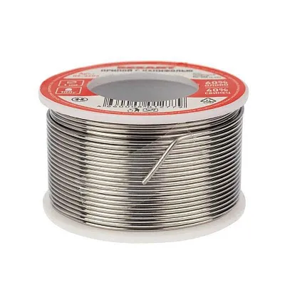 Припой с канифолью 100гр. d1.0мм Rexant 09-3203 