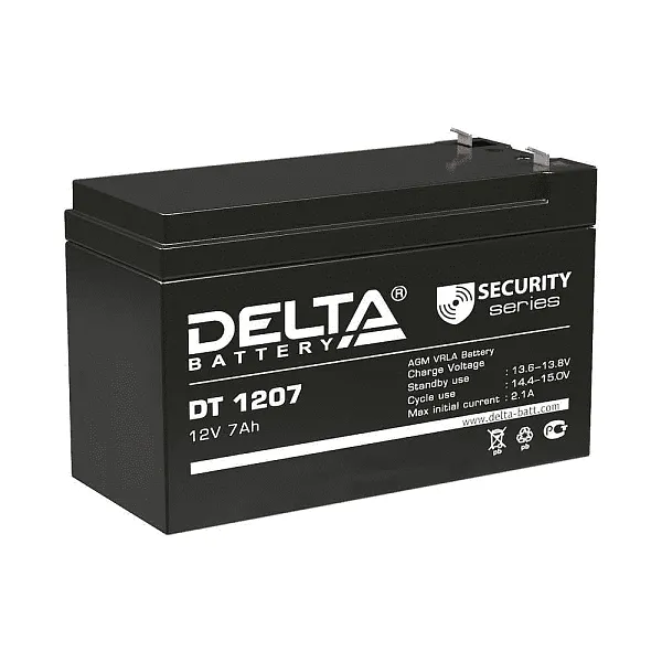 Аккумуляторная батарея DT 1207 Delta - купить в Москве - ООО Гамма-компоненты