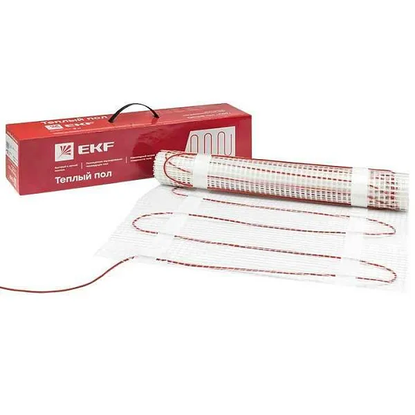 Комплект "Теплый пол" (мат) двухжил. 600Вт 4кв.м "Уют" PROxima EKF nm2-600-4 